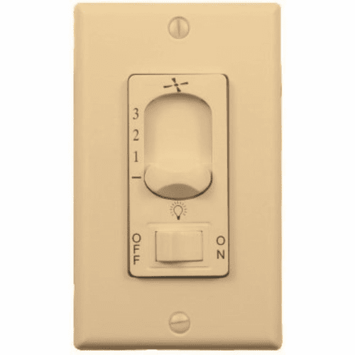 Wind River Dual Ceiling Fan Wall Control - Almond - WSC4403AL