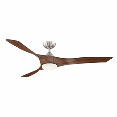Wind River Willow 1-LT 60" LED Ceiling Fan - Nickel - WR1801NWAL Wind River Willow 1-LT 60" LED Ceiling Fan - Nickel - WR1801NWAL