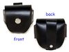 Belt Holster for Snuff/Tobacco Chew - Black Leather