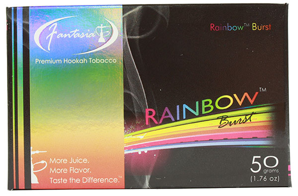 rainbow tobacco Tabaco/Fumo para Cigarro Silver Bright go cooler or candy wall Fantasia Hookah Tobacco 50g Box
