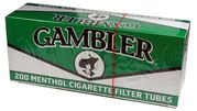 Gambler Menthol King Size Tubes (200ct Box) As low as $3.65 per carton