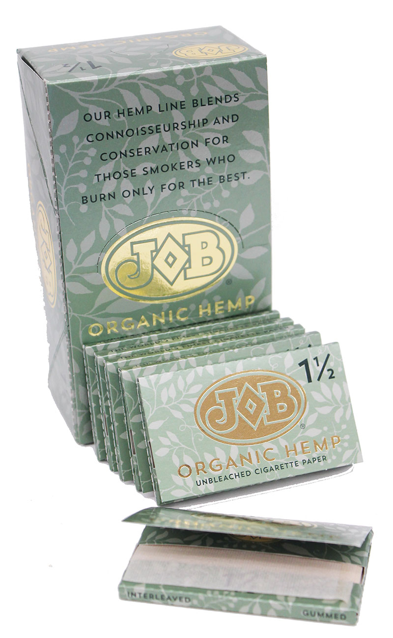 Job Organic Hemp RYO/MYO Rolling Papers 1 1/2