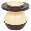 Li'l Cus Cuspidor - Spitoon for Smokless tobacco - Brown and Tan