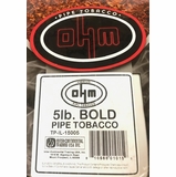 ohm blue pipe tobacco 5lb bag Ohm