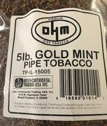 Ohm Gold Mint 5lb Bag 