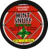 Oregon Mint Snuff Co. - Mint Snuff - All Mint Chew - Cinnamon Flavor - 1.2oz Tin