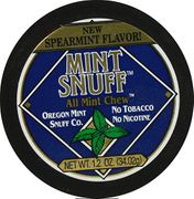 Oregon Mint Snuff Co. - Mint Snuff - All Mint Chew - Spearmint Flavor - 1.2oz Tin