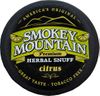Smokey Mountain Premium Herbal Snuff CITRUS 1.0oz Canister Tobacco Free