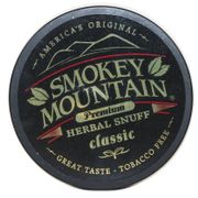 Smokey Mountain Premium Herbal Snuff CLASSIC/NATURAL 1.0oz Canister Tobacco Free