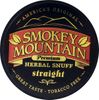 Smokey Mountain Premium Herbal Snuff STRAIGHT 1.0oz Canister Tobacco Free