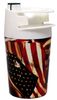 The Spittoon - Cup and Moist Tobacco Tin Holder - American Flag