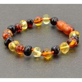 LA LUNA AMBER KIDS BRACELET - COLORFUL