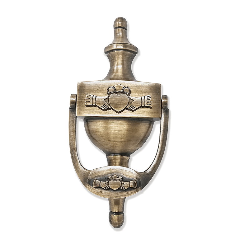 Exclusively Irish Claddagh Brass Claddagh Door Knocker