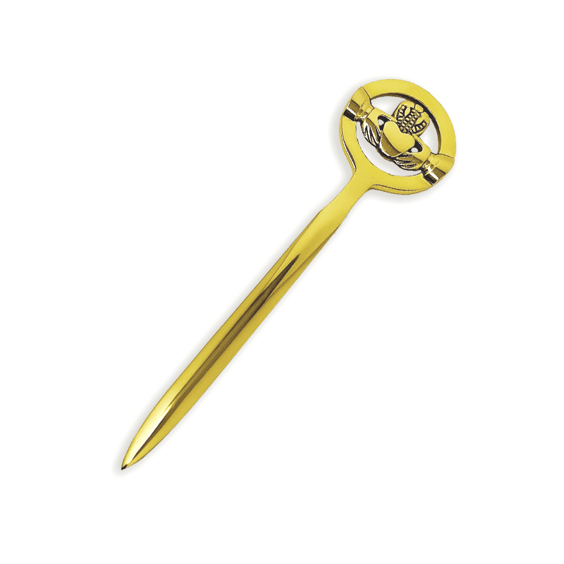 Exclusively Irish Claddagh Brass Letter Opener