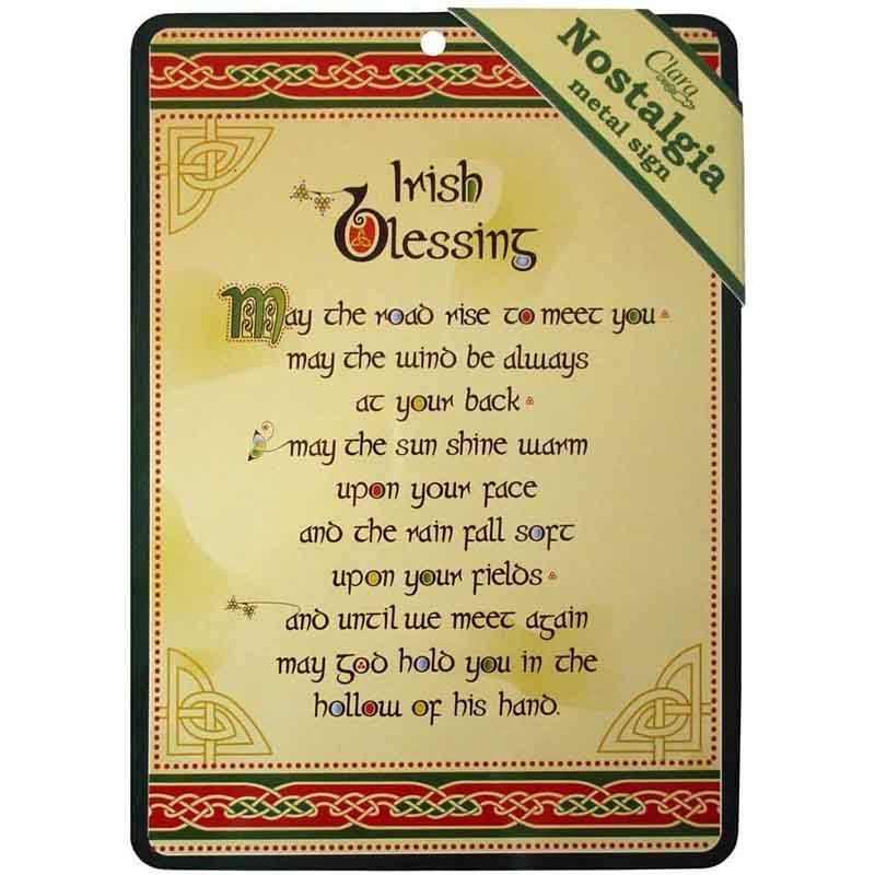 Irish Blessing Wall Plaque Irish gifts