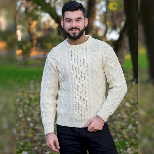 irish fisherman sweater men