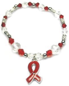 AIDS Awareness Stretch Bracelet