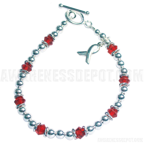Diabetes Silver and Swarovski Crystal Awareness