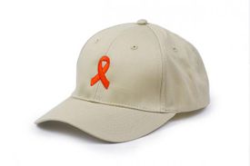 Leukemia Ribbon Cap Khaki