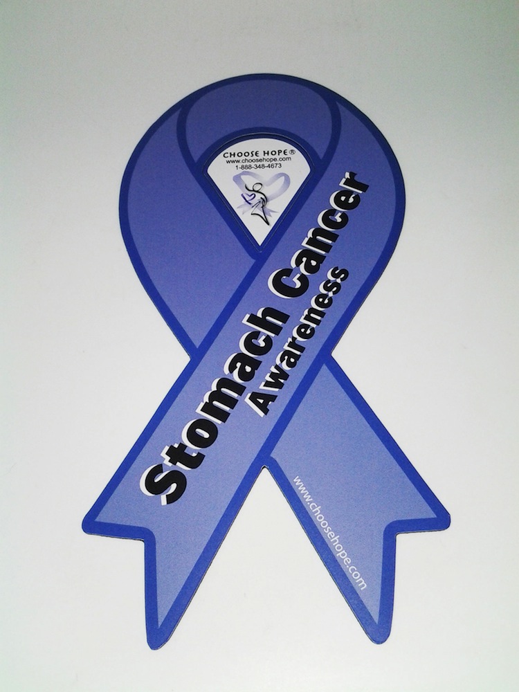 Stomach Cancer Awareness Ribbon Magnet