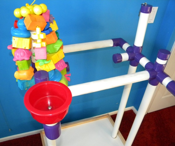 PVC Bird Stand for Cockatoos and Macaw Size Birds