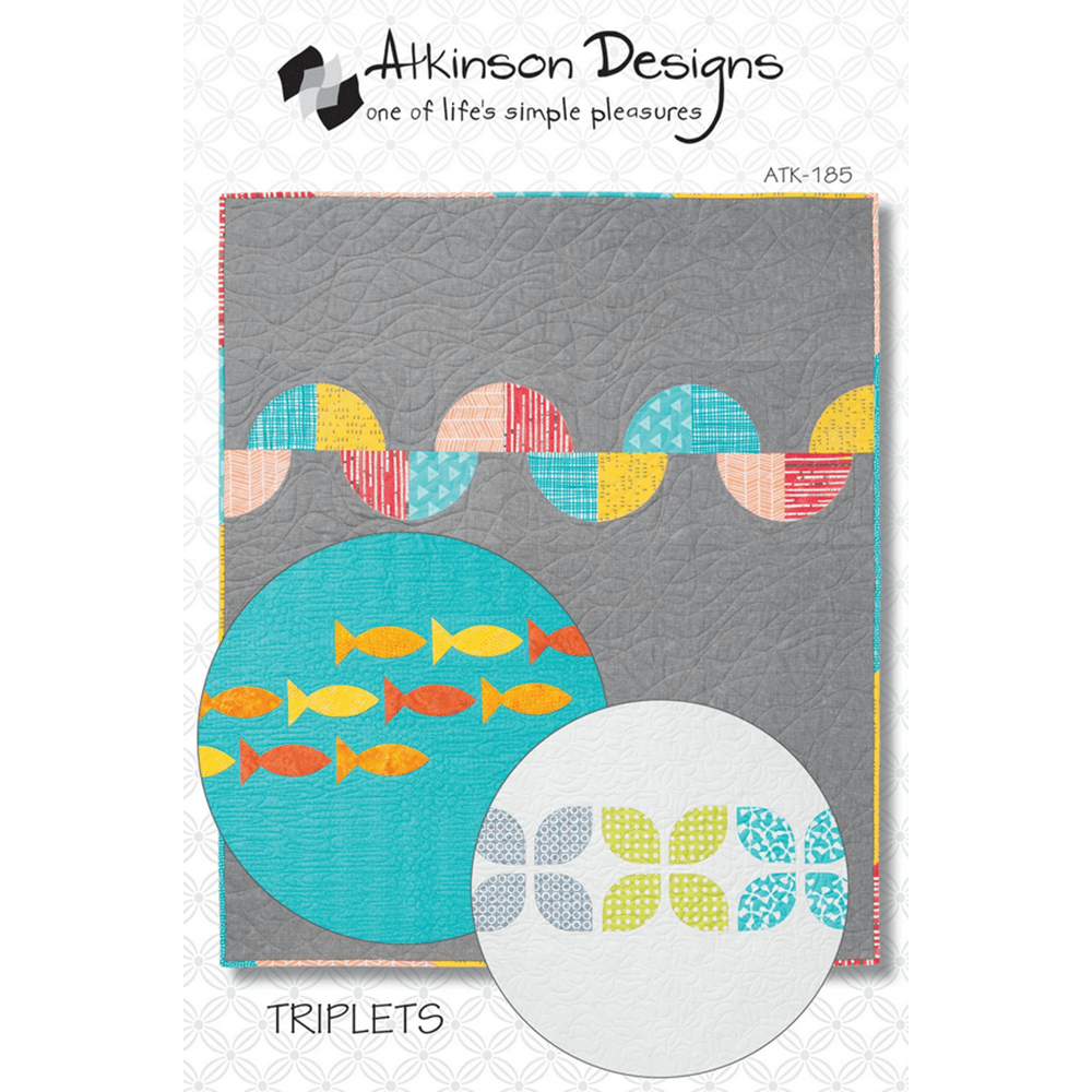 Atkinson Designs, Sewing Pattern, Triplets Quilt