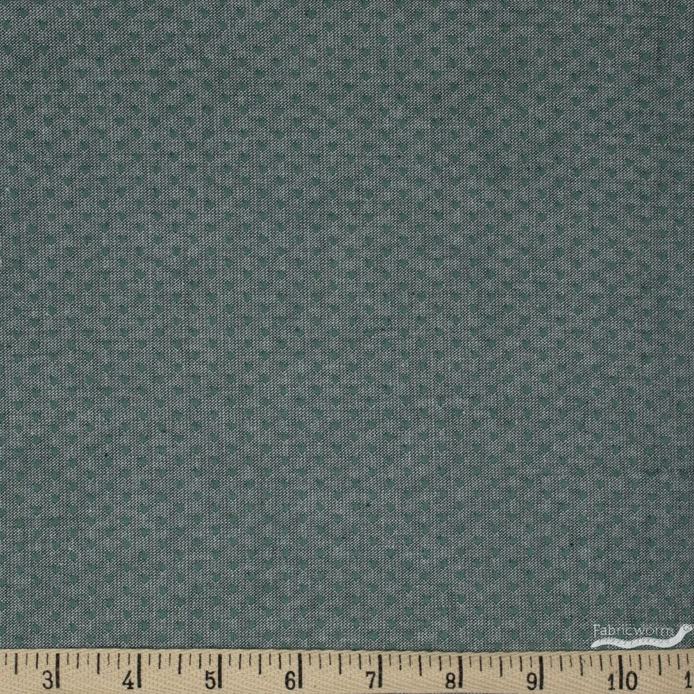 Diamond Textiles, Manchester Yarn Dyed Wovens, Dot Jade