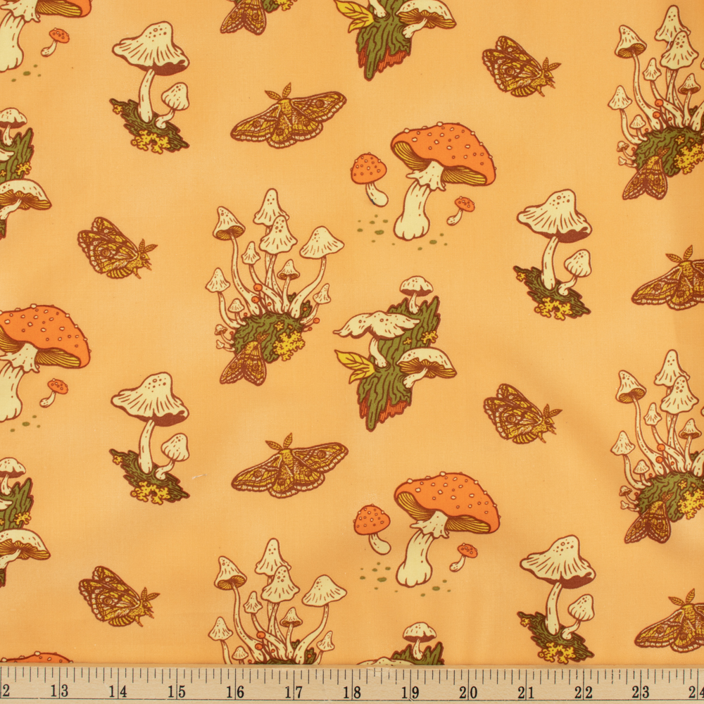 Mustard Beetle for Birch Organic, The Wild Coast, Mushrooms Peachy