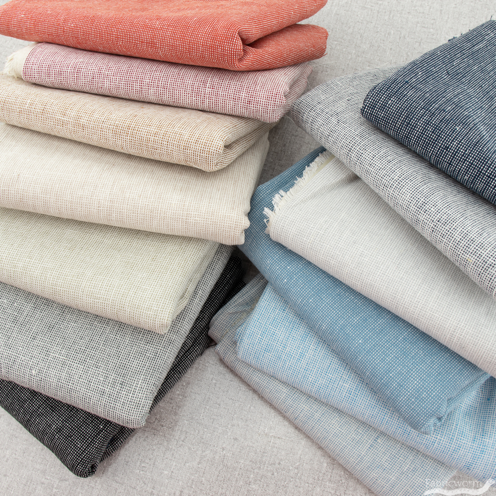 Robert Kaufman, Essex Yarn Dyed Homespun, Scarlet