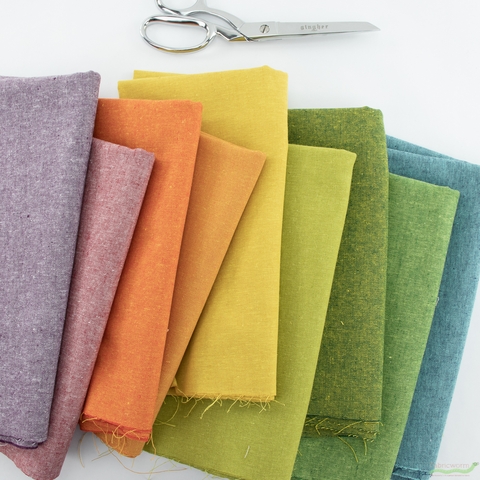 Robert Kaufman, Essex Yarn Dyed Linen, Cedar