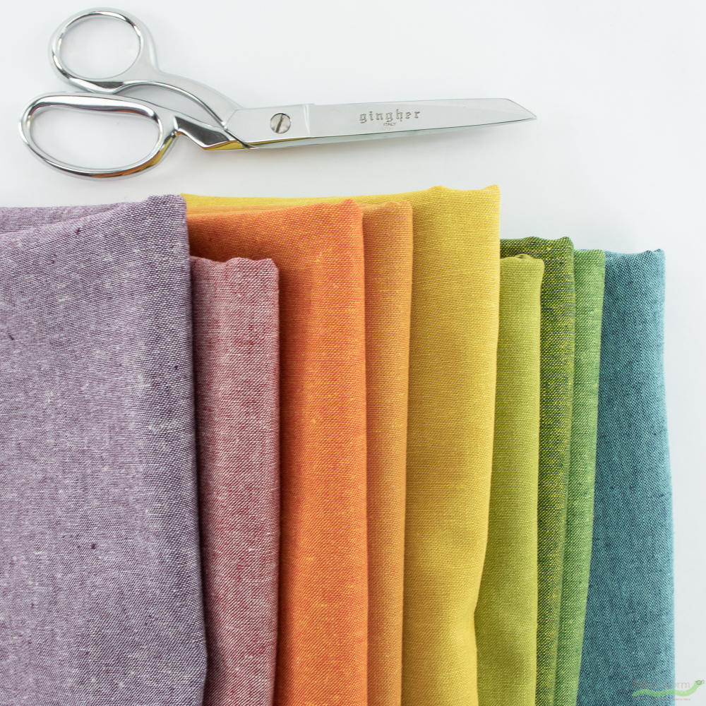 Robert Kaufman, Essex Yarn Dyed Linen, Malibu