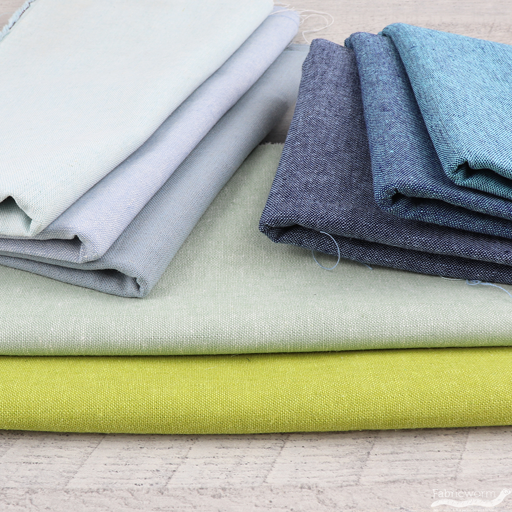 Robert Kaufman, Essex Yarn Dyed Linen, Seafoam