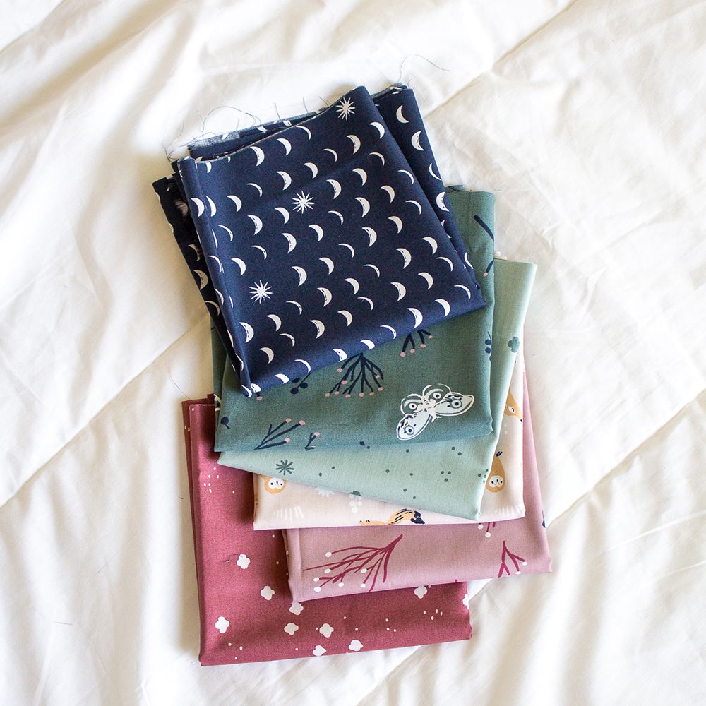 Sunset Bliss Quilt Kit by XOXSEW Featuring Birch Organic Dreamer