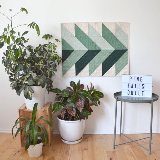 The Blanket Statement, Sewing Patterns, Pine Falls Quilt