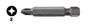 Megapro 2" long single ended Phillips #2 replacement bit Part# P2