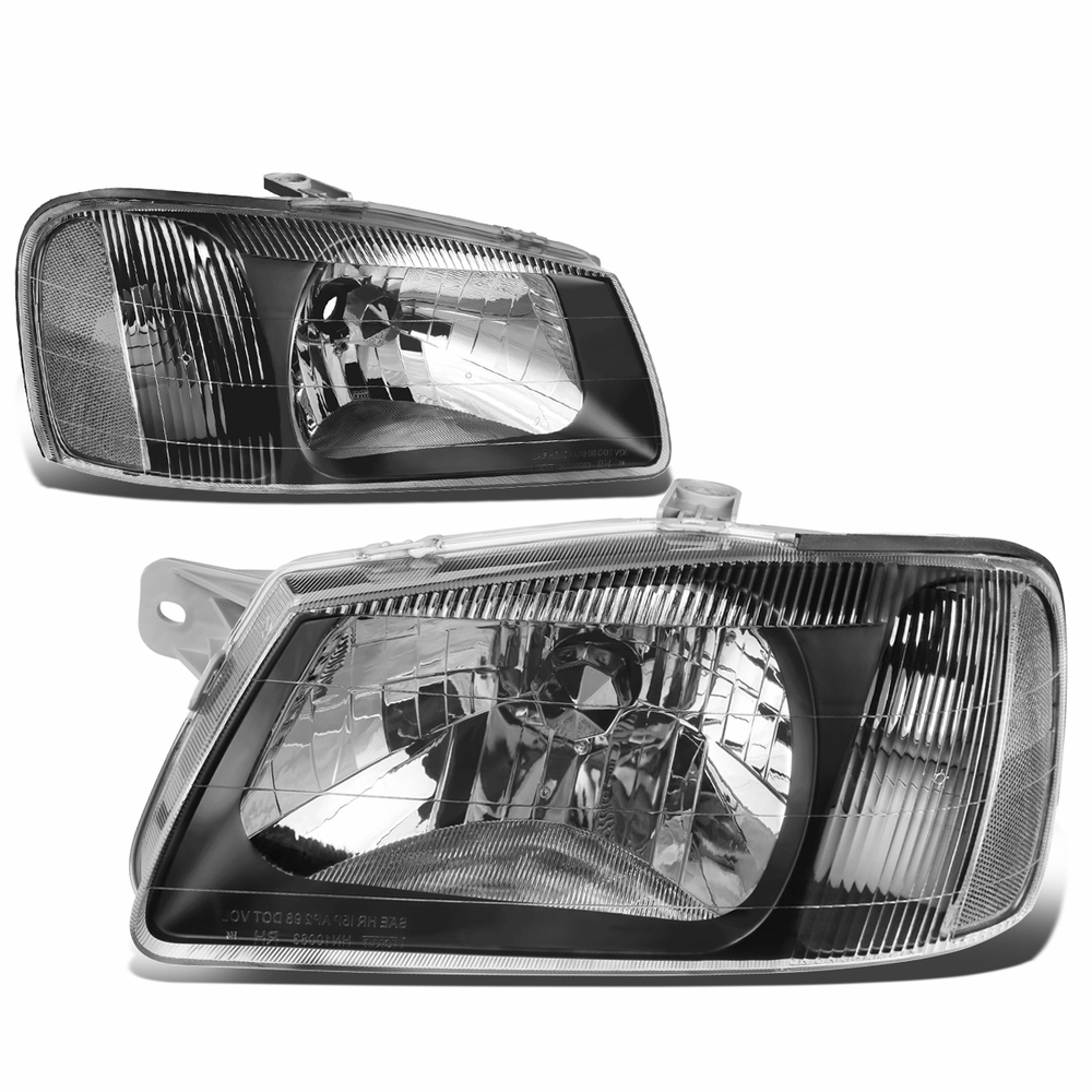0002 Hyundai Accent Headlight Assembly (Driver & Passenger Side