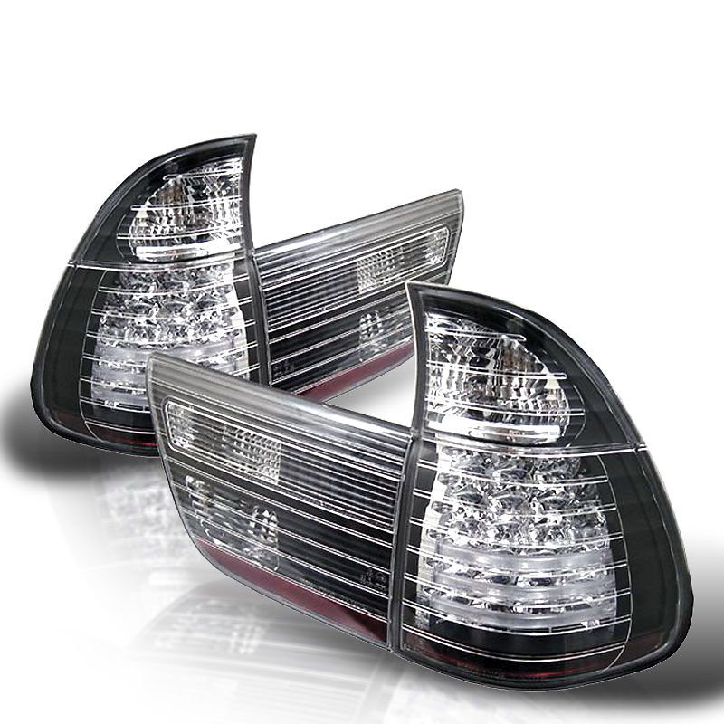 SPYDER 0006 BMW X5 E53 Euro Style LED Tail Lights Black ALTYD