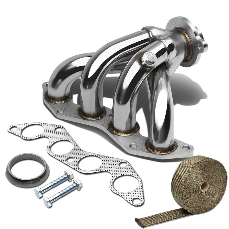 0105 Honda Civic Ex 1.7L D17A2 4 Cyl Stainless Racing Manifold Header