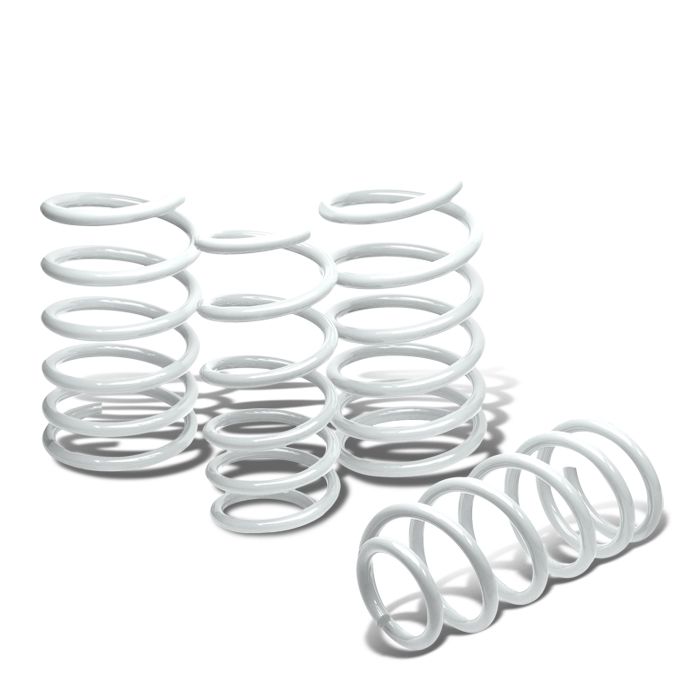 0107 Mitsubishi Evo 8 / Viii 1.9"Drop Suspension Lowering Springs White