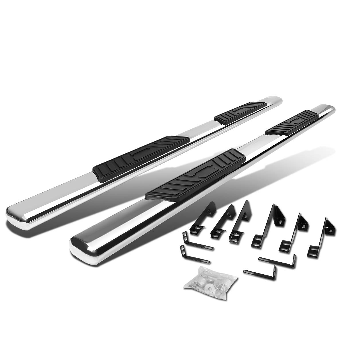 0116 Chevy Silverado / GMC Sierra Crew Cab 5" Oval Side Step Nerf Bar