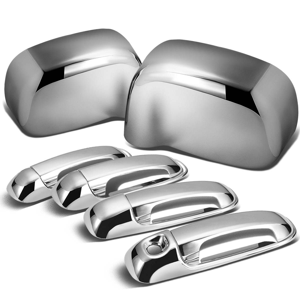 0206 Dodge Ram Pickup 4Dr Chrome Door Handle & Mirror Covers