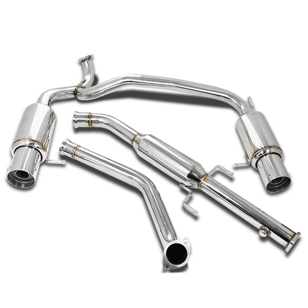 02-06 Hyundai Tiburon GT Se V6 Dual 4" Muffler Tip Stainless Racing ...