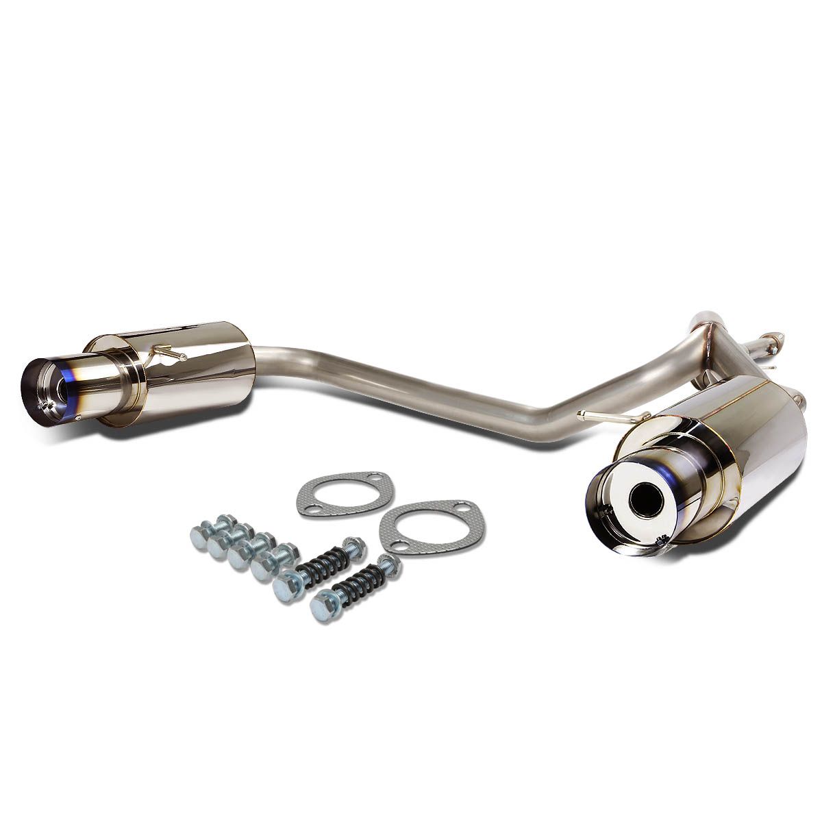 02-06 Hyundai Tiburon GT Se V6 Dual 4" Muffler Tip Stainless Racing ...