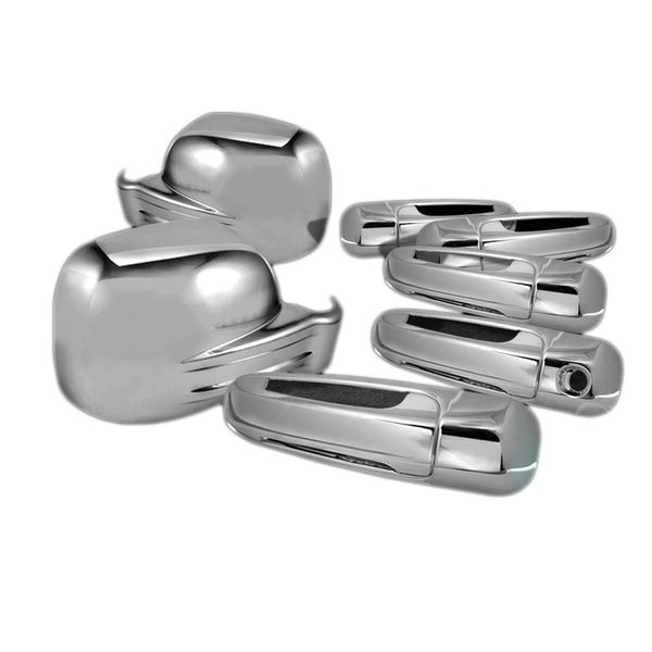 0207 Jeep Liberty 4Door Chrome Door Handle +Mirror Covers + Tail Gate Cove