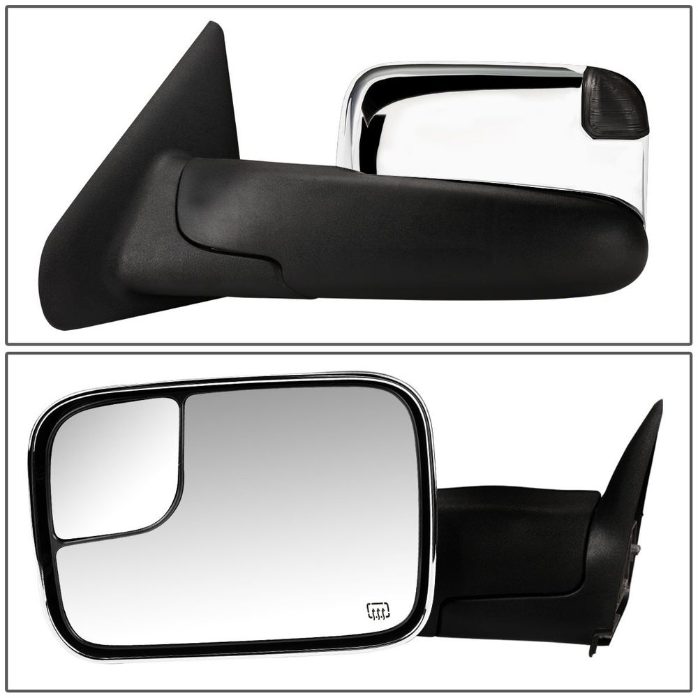 For 02-08 Dodge Ram 1500 /03-09 2500 3500 Manual 09 Style Tow Mirrors W/Signal E - Foto 11