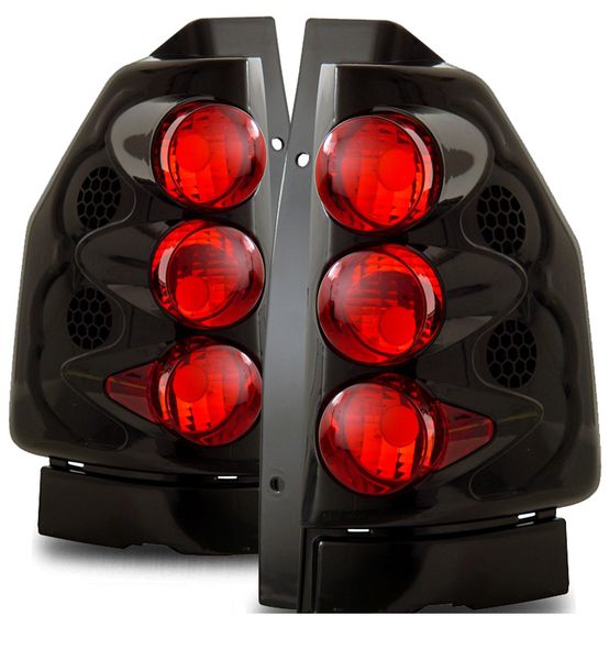 0208 GMC Envoy Euro Altezza Tail Lights Black