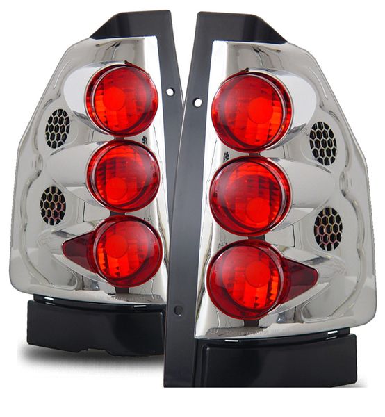 0208 GMC Envoy Euro Altezza Tail Lights Chrome