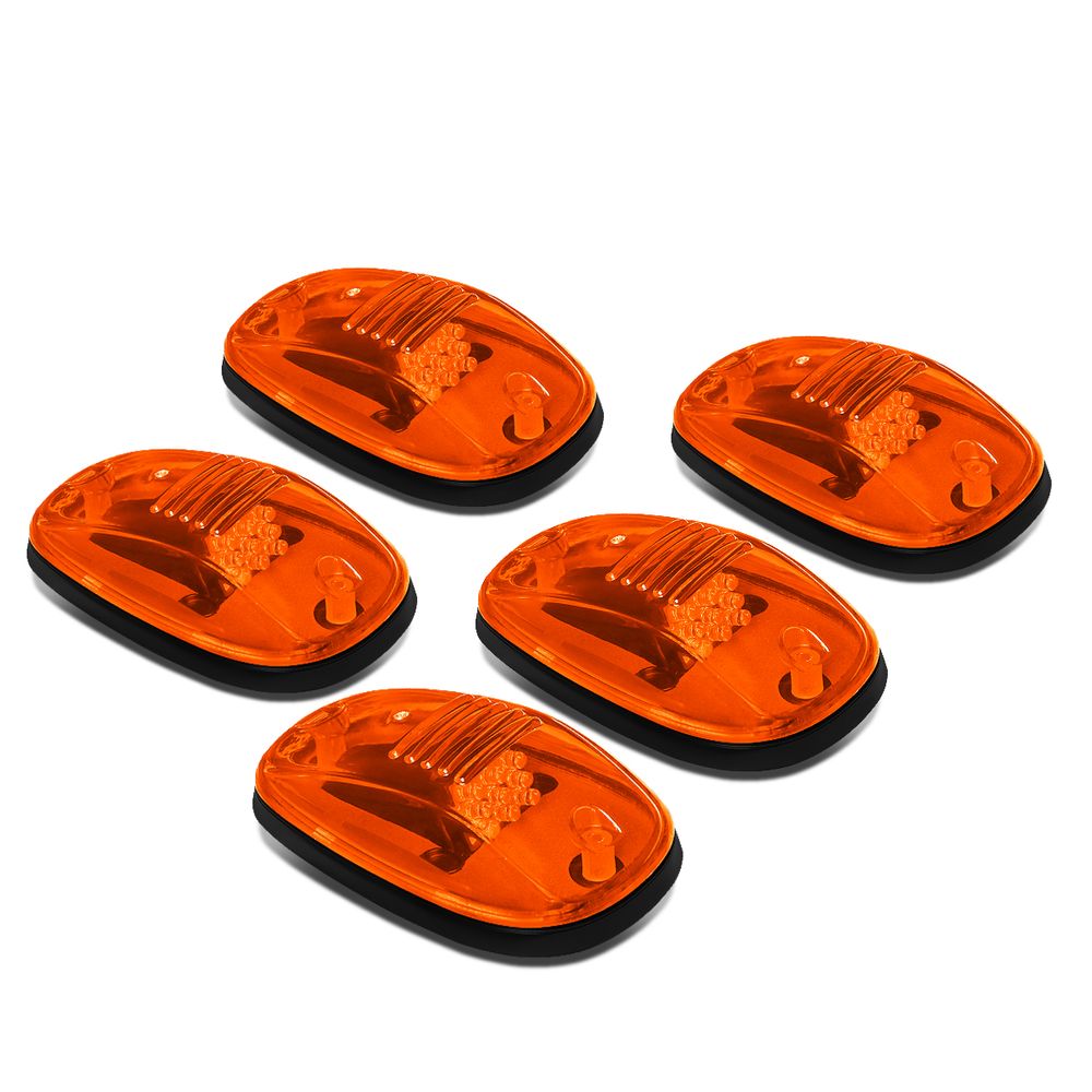 0218 Dodge Ram 15005500 5 X Amber Lens LED Cab Roof Running Clearance