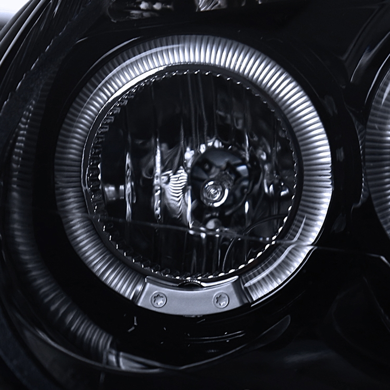 0305 Dodge Neon / SRT4 Angel Eye Halo / LED DRL Projector Headlights Glo