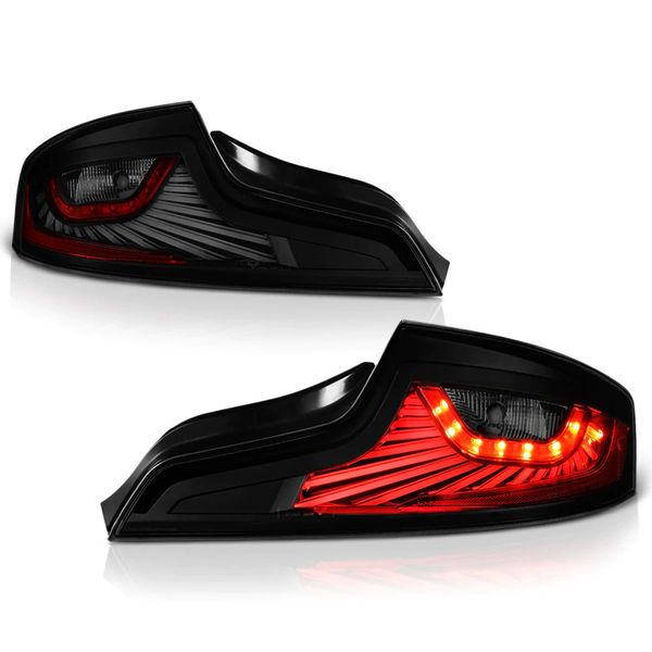 0305 Infiniti G35 [2DR Coupe] LED Tail Lights Black Smoked